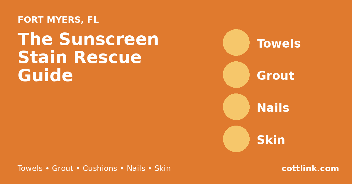 The Sunscreen Stain Rescue Guide
